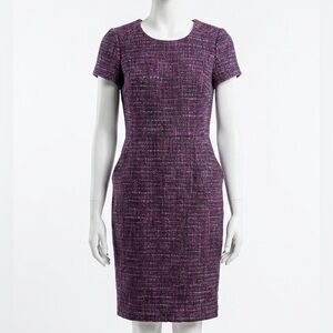 Boden Elegant Tweed Shift Smart Day Dress 6L